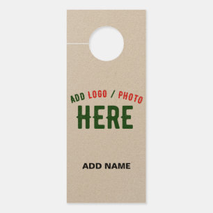 STYLISH MODERN CUSTOMIZABLE BROWN VERIFIED BRANDED DOOR HANGER