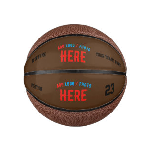 STYLISH MODERN CUSTOMIZABLE BROWN VERIFIED BRANDED MINI BASKETBALL