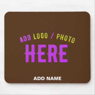 STYLISH MODERN CUSTOMIZABLE BROWN VERIFIED BRANDED MOUSE MAT