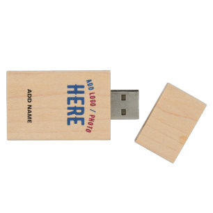 STYLISH MODERN CUSTOMIZABLE BROWN VERIFIED BRANDED WOOD USB FLASH DRIVE