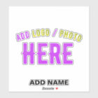 STYLISH MODERN CUSTOMIZABLE CLEAR BRANDED SUITCASE