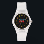 STYLISH MODERN CUSTOMIZABLE CLEAR VERIFIED BRANDED WATCH<br><div class="desc">THIS IS A DESIGN FITTING FOR EVERYONE.YOU CAN CHANGE, RESIZE OR ADD LOGO, PHOTO, TEXT AND COLOURS THE WAY YOU LIKE.THANK YOU.</div>