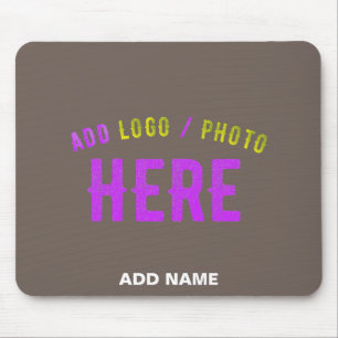 STYLISH MODERN CUSTOMIZABLE COFFEE VERIFIED BRAND MOUSE MAT