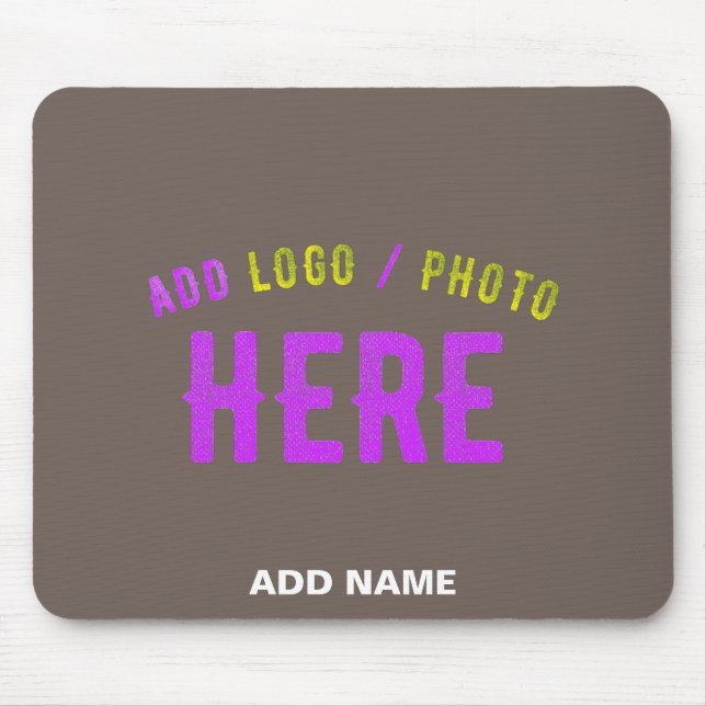 STYLISH MODERN CUSTOMIZABLE COFFEE VERIFIED BRAND MOUSE MAT (Front)