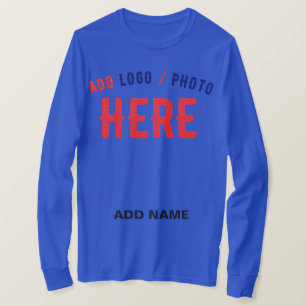STYLISH MODERN CUSTOMIZABLE DEEP ROYAL BLUE BRAND T-Shirt