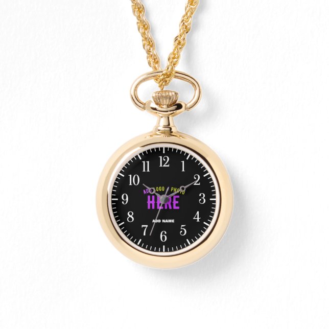 STYLISH MODERN CUSTOMIZABLE GOLDEN VERIFIED BRAND WATCH (Front)