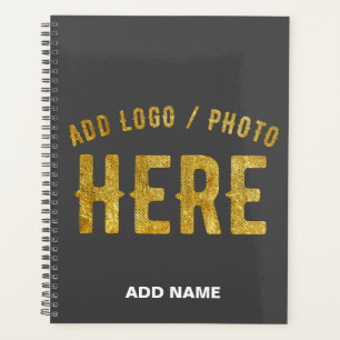 STYLISH MODERN CUSTOMIZABLE GREY VERIFIED BRANDED PLANNER