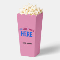 STYLISH MODERN CUSTOMIZABLE HOT PINK BRAND POPCORN