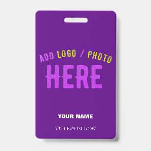 STYLISH MODERN CUSTOMIZABLE INDIGO VERIFIED BRAND ID BADGE