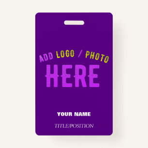 STYLISH MODERN CUSTOMIZABLE INDIGO VERIFIED BRAND ID BADGE