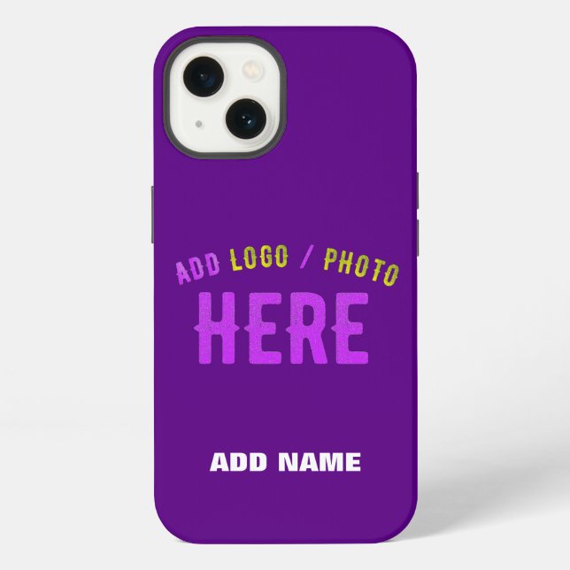 STYLISH MODERN CUSTOMIZABLE INDIGO VERIFIED BRAND iPhone CASE (Back)
