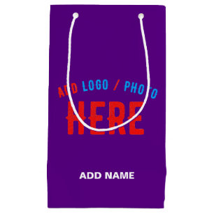 STYLISH MODERN CUSTOMIZABLE INDIGO VERIFIED BRAND SMALL GIFT BAG