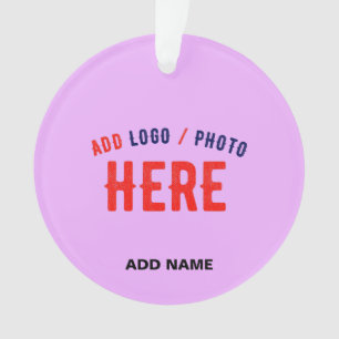 STYLISH MODERN CUSTOMIZABLE MAUVE VERIFIED BRANDED ORNAMENT