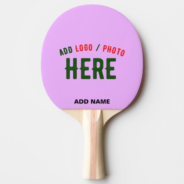 STYLISH MODERN CUSTOMIZABLE MAUVE VERIFIED BRANDED PING PONG PADDLE (Front)