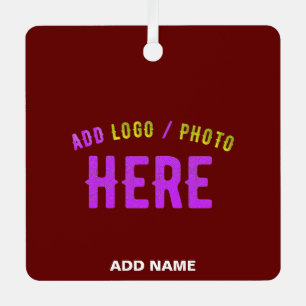 STYLISH MODERN CUSTOMIZABLE OXBLOOD VERIFIED BRAND METAL TREE DECORATION