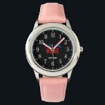 STYLISH MODERN CUSTOMIZABLE PINK VERIFIED BRANDED WATCH<br><div class="desc">THIS IS A DESIGN FITTING FOR EVERYONE.YOU CAN CHANGE, RESIZE OR ADD LOGO, PHOTO, TEXT AND COLOURS THE WAY YOU LIKE.THANK YOU.</div>