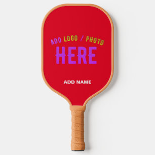 STYLISH MODERN CUSTOMIZABLE RED VERIFIED BRANDED PICKLEBALL PADDLE