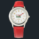 STYLISH MODERN CUSTOMIZABLE RED VERIFIED BRANDED WATCH<br><div class="desc">THIS IS A DESIGN FITTING FOR EVERYONE.YOU CAN CHANGE, RESIZE OR ADD LOGO, PHOTO, TEXT AND COLOURS THE WAY YOU LIKE.THANK YOU.</div>