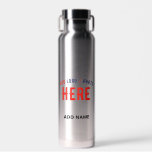 STYLISH MODERN CUSTOMIZABLE STEEL VERIFIED BRANDED WATER BOTTLE<br><div class="desc">THIS IS A DESIGN FITTING FOR EVERYONE.YOU CAN CHANGE, RESIZE OR ADD LOGO, PHOTO, TEXT AND COLOURS THE WAY YOU LIKE.THANK YOU.</div>