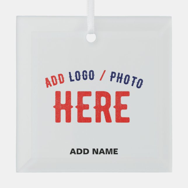 STYLISH MODERN CUSTOMIZABLE WHITE VERIFIED BRAND GLASS TREE DECORATION (Front)