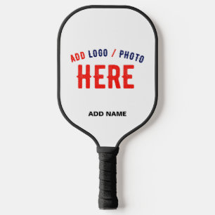 STYLISH MODERN CUSTOMIZABLE WHITE VERIFIED BRAND PICKLEBALL PADDLE