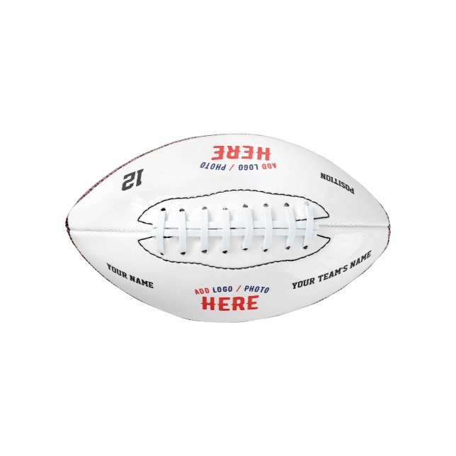 STYLISH MODERN CUSTOMIZABLE WHITE VERIFIED BRANDED AMERICAN FOOTBALL (Front)