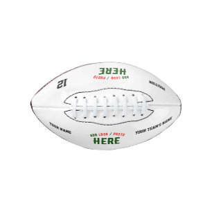 STYLISH MODERN CUSTOMIZABLE WHITE VERIFIED BRANDED AMERICAN FOOTBALL