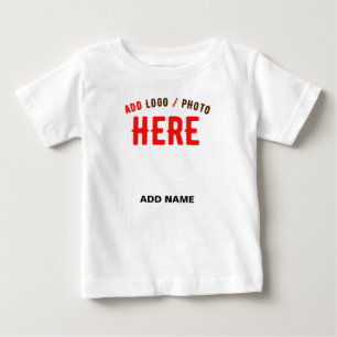 STYLISH MODERN CUSTOMIZABLE WHITE VERIFIED BRANDED BABY T-Shirt