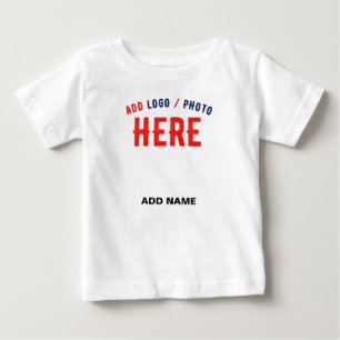 STYLISH MODERN CUSTOMIZABLE WHITE VERIFIED BRANDED BABY T-Shirt
