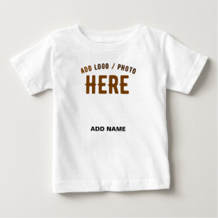 STYLISH MODERN CUSTOMIZABLE WHITE VERIFIED BRANDED BABY T-Shirt