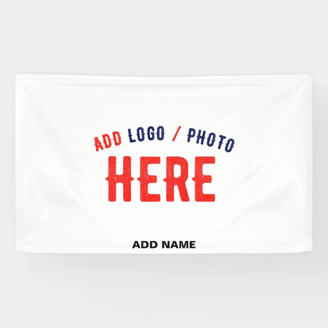 STYLISH MODERN CUSTOMIZABLE WHITE VERIFIED BRANDED BANNER (Horizontal)
