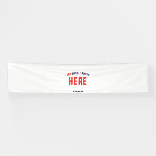 STYLISH MODERN CUSTOMIZABLE WHITE VERIFIED BRANDED BANNER
