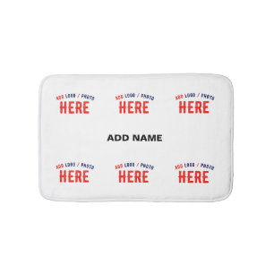 STYLISH MODERN CUSTOMIZABLE WHITE VERIFIED BRANDED BATH MAT