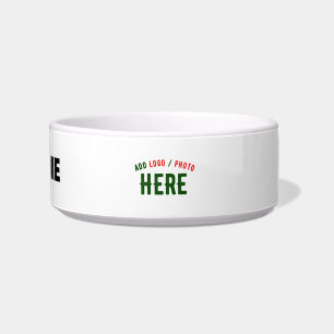 STYLISH MODERN CUSTOMIZABLE WHITE VERIFIED BRANDED BOWL