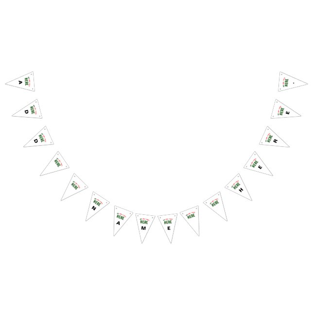 STYLISH MODERN CUSTOMIZABLE WHITE VERIFIED BRANDED BUNTING  (All)