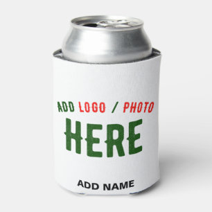 STYLISH MODERN CUSTOMIZABLE WHITE VERIFIED BRANDED CAN COOLER