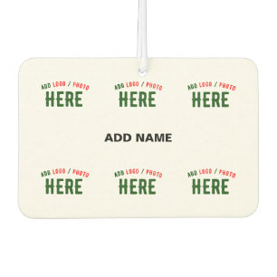 STYLISH MODERN CUSTOMIZABLE WHITE VERIFIED BRANDED CAR AIR FRESHENER