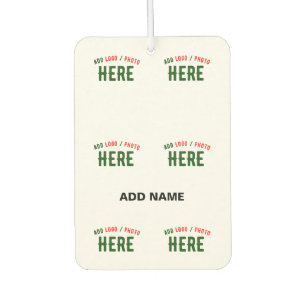 STYLISH MODERN CUSTOMIZABLE WHITE VERIFIED BRANDED CAR AIR FRESHENER