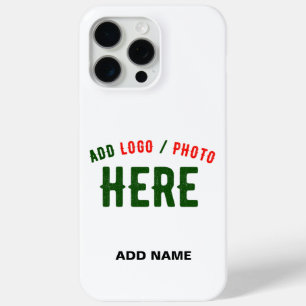STYLISH MODERN CUSTOMIZABLE WHITE VERIFIED BRANDED iPhone 15 PRO MAX CASE