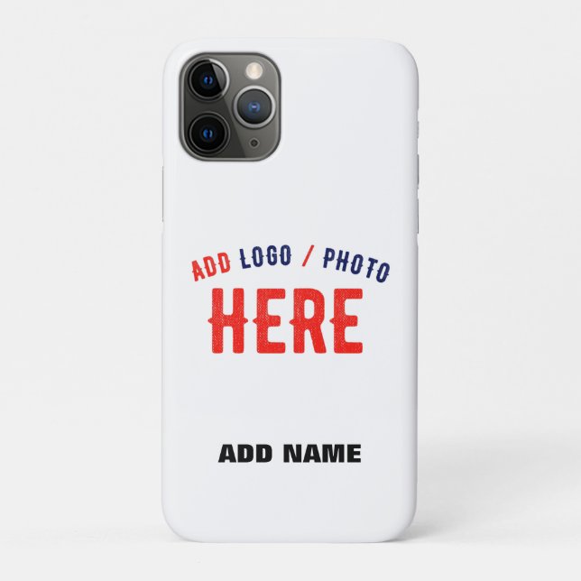 STYLISH MODERN CUSTOMIZABLE WHITE VERIFIED BRANDED Case-Mate iPhone CASE (Back)