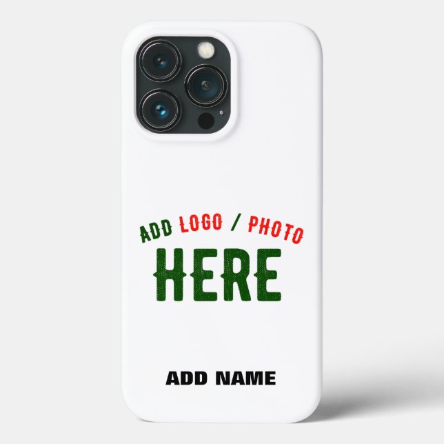 STYLISH MODERN CUSTOMIZABLE WHITE VERIFIED BRANDED Case-Mate iPhone CASE (Back)