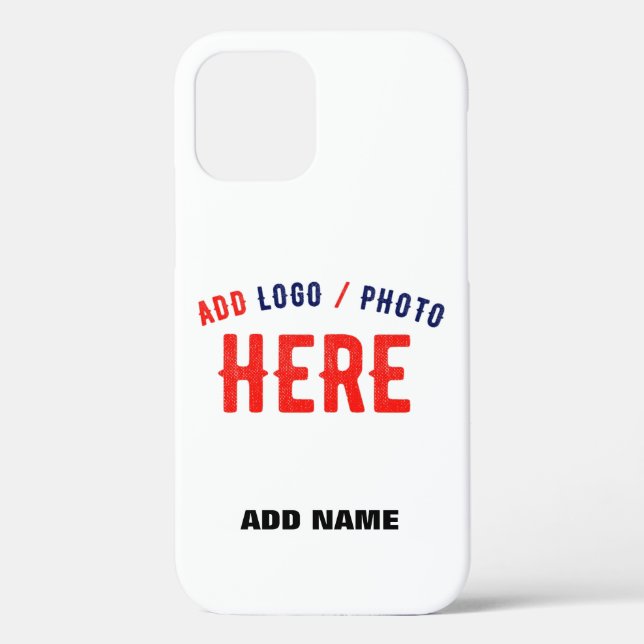 STYLISH MODERN CUSTOMIZABLE WHITE VERIFIED BRANDED Case-Mate iPhone CASE (Back)