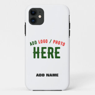 STYLISH MODERN CUSTOMIZABLE WHITE VERIFIED BRANDED iPhone 11 CASE