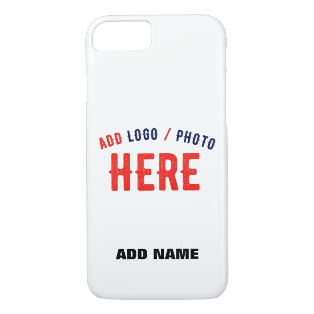 STYLISH MODERN CUSTOMIZABLE WHITE VERIFIED BRANDED Case-Mate iPhone CASE (Back)