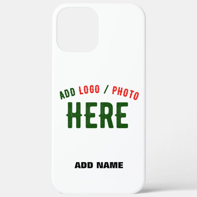 STYLISH MODERN CUSTOMIZABLE WHITE VERIFIED BRANDED Case-Mate iPhone CASE (Back)