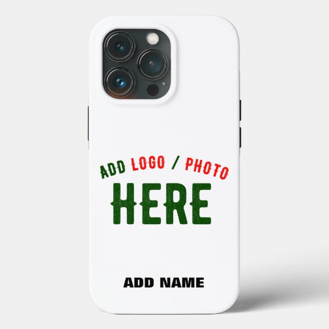 STYLISH MODERN CUSTOMIZABLE WHITE VERIFIED BRANDED Case-Mate iPhone CASE (Back)
