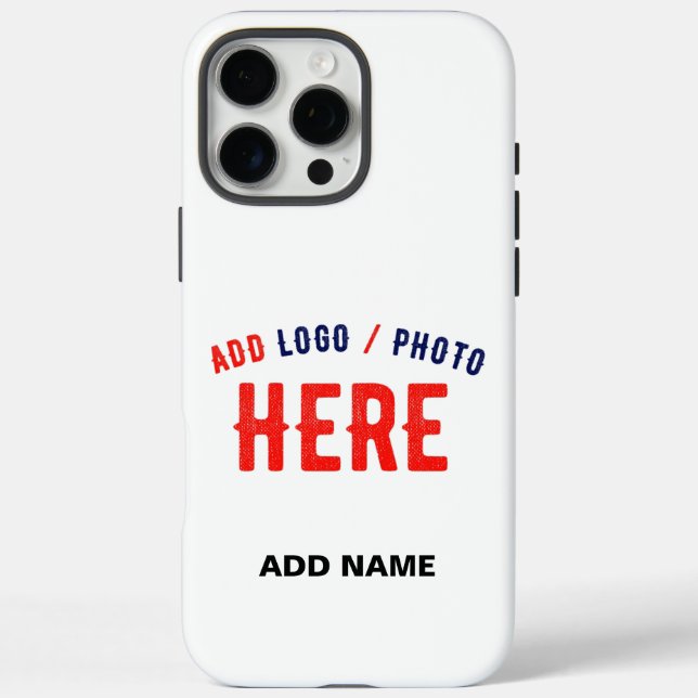 STYLISH MODERN CUSTOMIZABLE WHITE VERIFIED BRANDED Case-Mate iPhone CASE (Back)
