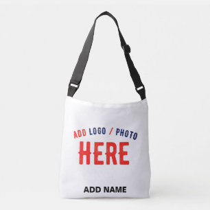 STYLISH MODERN CUSTOMIZABLE WHITE VERIFIED BRANDED CROSSBODY BAG