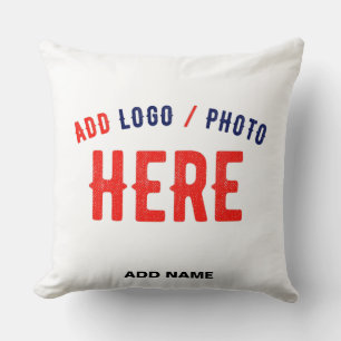 STYLISH MODERN CUSTOMIZABLE WHITE VERIFIED BRANDED CUSHION