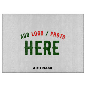STYLISH MODERN CUSTOMIZABLE WHITE VERIFIED BRANDED CUTTING BOARD